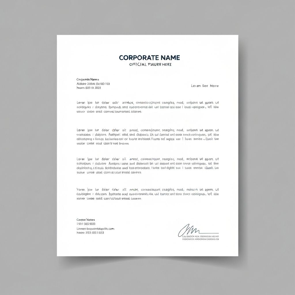 Official Document Templates